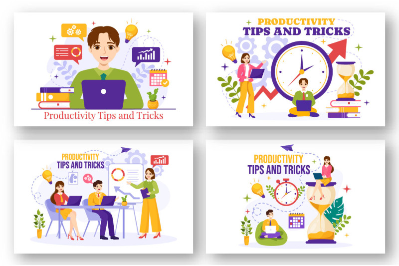 13-productivity-tips-and-trick-illustration