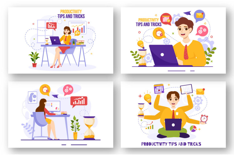 13-productivity-tips-and-trick-illustration