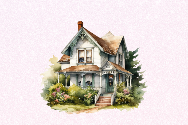 vintage-house-clipart-bundle