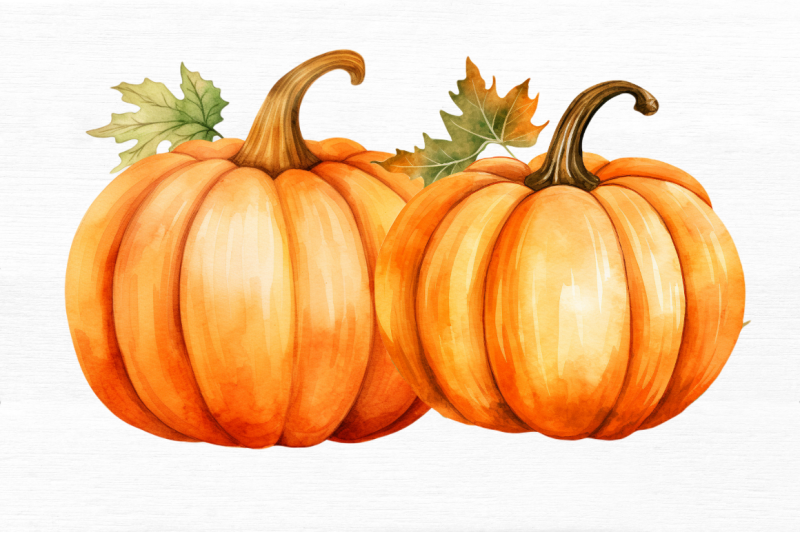 pumpkin-watercolor-clipart-bundle