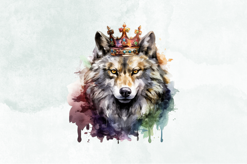 victorian-wolf-watercolor-sublimation