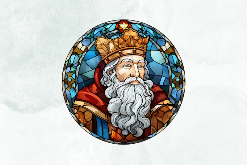 stained-glass-painting-of-santa-claus