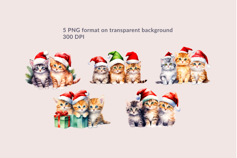 watercolor-christmas-kittens-clipart