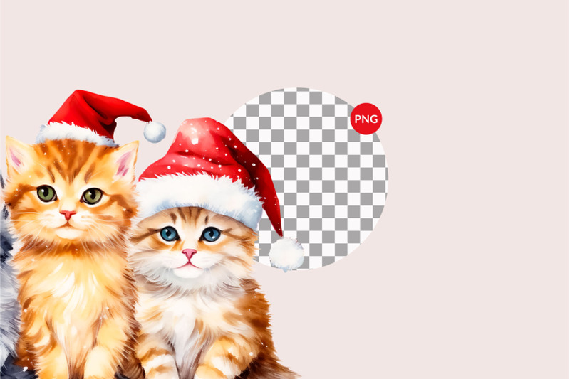 watercolor-christmas-kittens-clipart