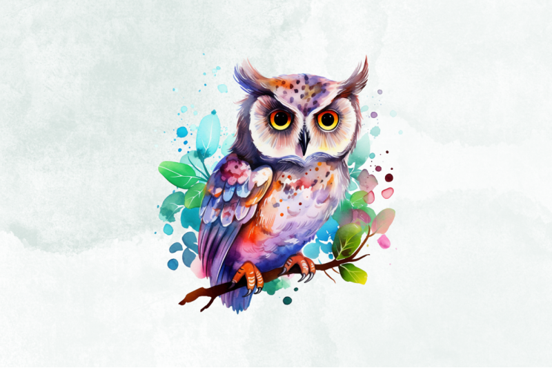 cute-watercolor-owl-sublimation-clipart