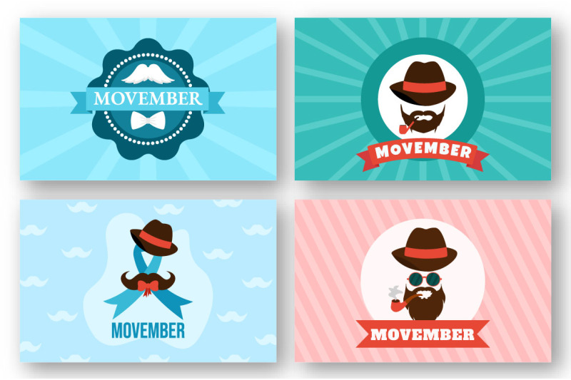 7-movember-time-vector-illustration