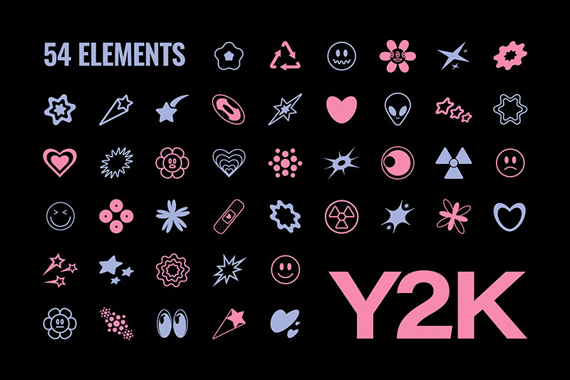 y2k-metamodern-shapes-set