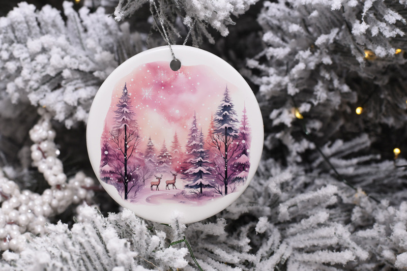 winter-wonderland-pink-castle-and-tree-clipart