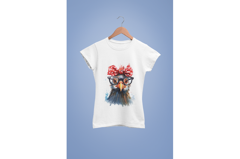 funny-chicken-with-red-bow-and-glasses-png-sublimation-design