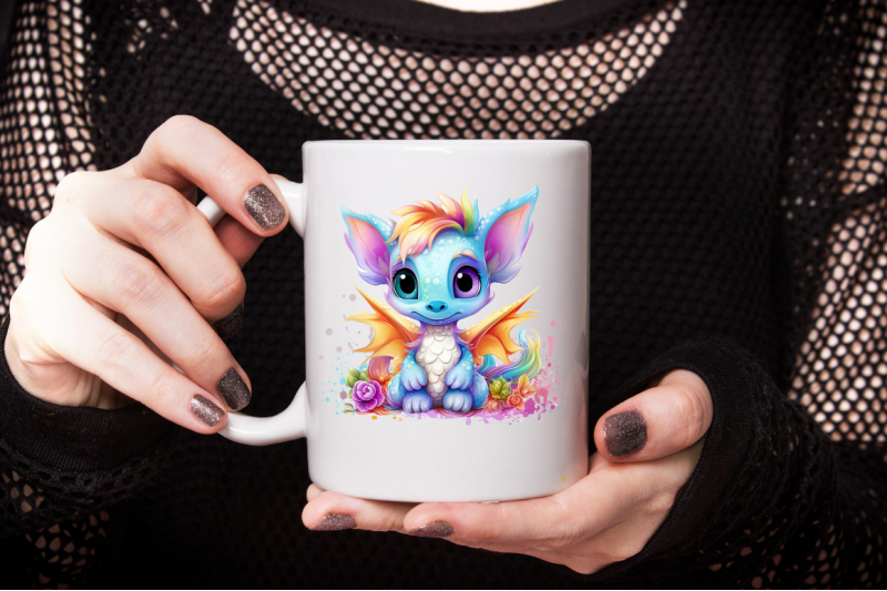 rainbow-baby-dragon-sublimation-clipart