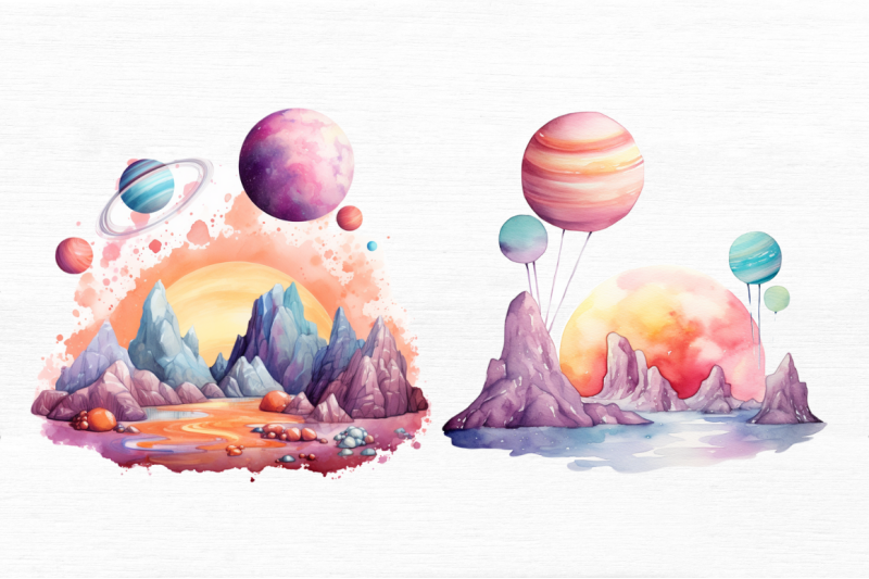 watercolor-candy-planet-landscape-clipart