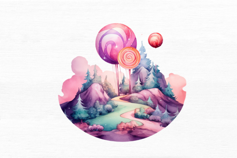 watercolor-candy-planet-landscape-clipart