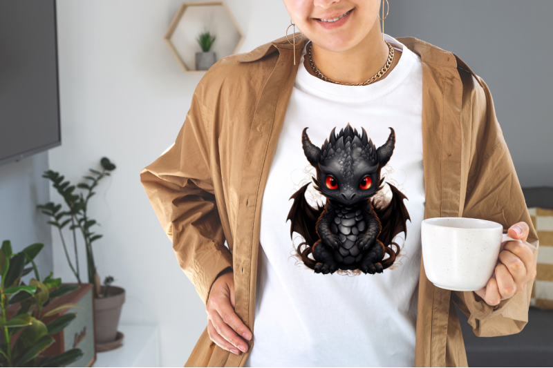 black-angry-dragon-sublimation-clipart