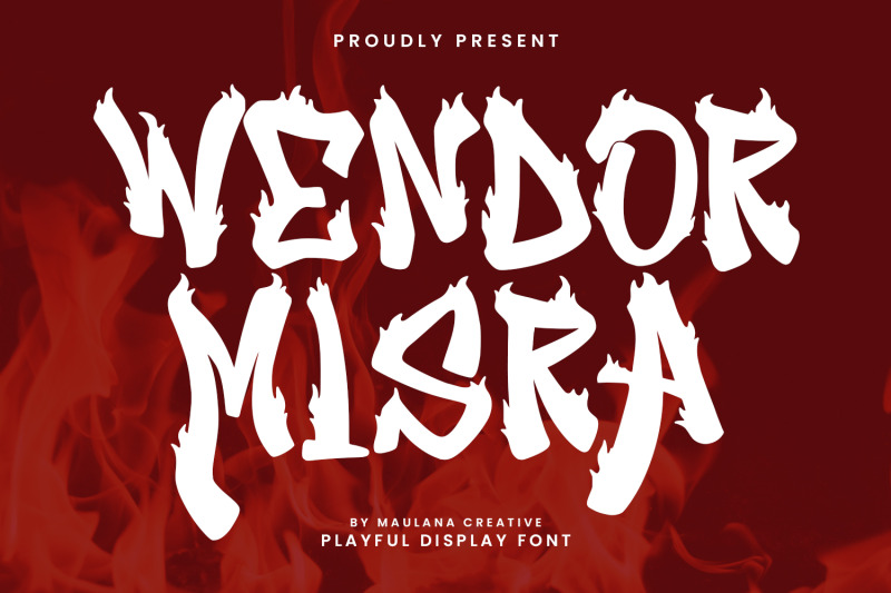 wendor-misra-fire-display-font