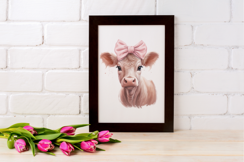 little-pink-cow-png-digital-download-for-sublimation