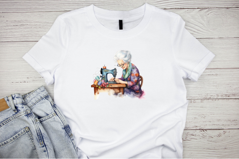 sewing-grandma-watercolor-sublimation