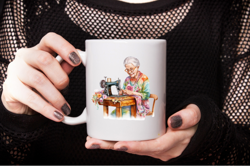 sewing-grandma-watercolor-sublimation