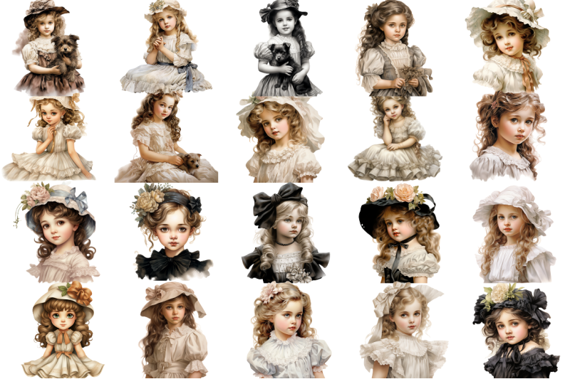 victorian-little-girl-clipart