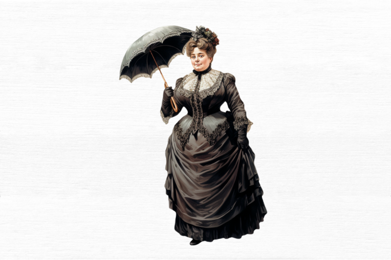 victorian-chubby-lady-clipart