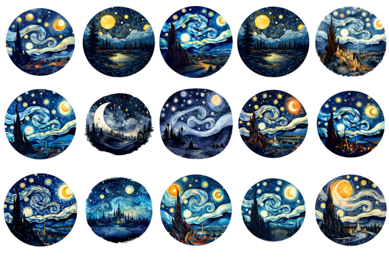 magic-starry-night-clipart