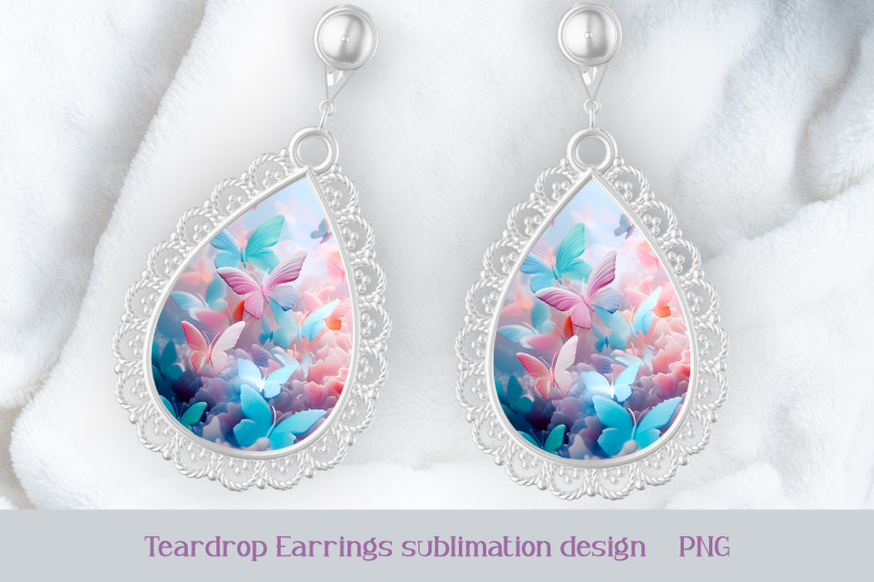 butterfly-earrings-sublimation-animal-earring-template