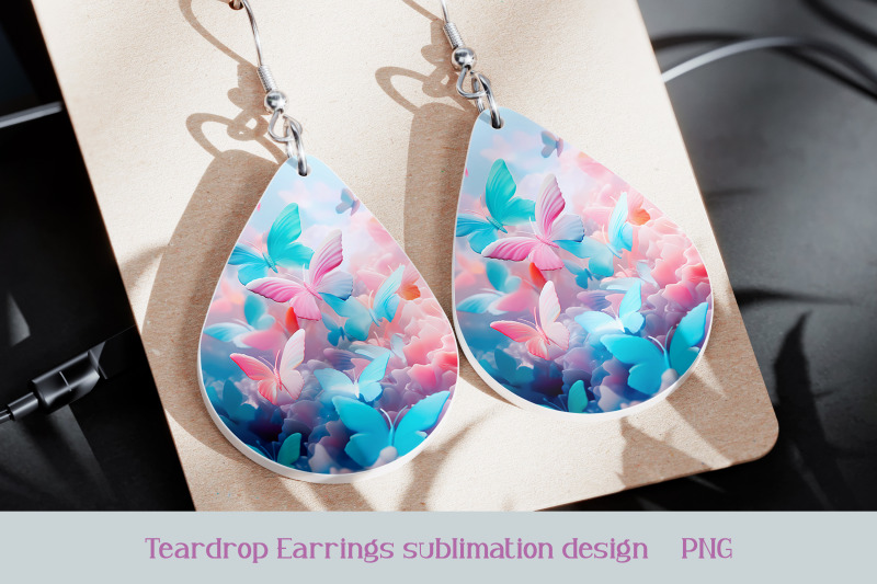 butterfly-earrings-sublimation-animal-earring-template