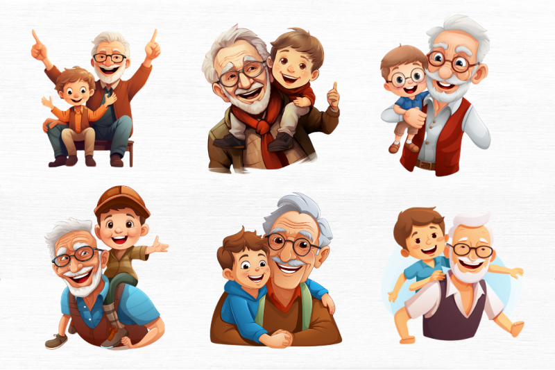 happy-grandpa-and-grandson-clipart