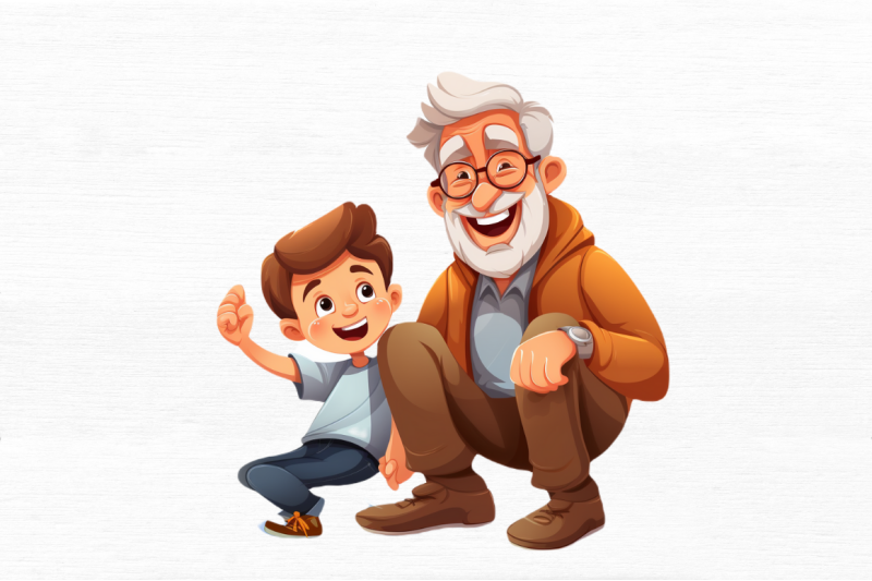 happy-grandpa-and-grandson-clipart