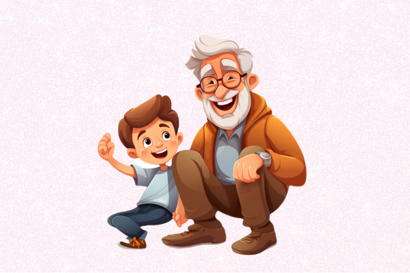 happy-grandpa-and-grandson-clipart