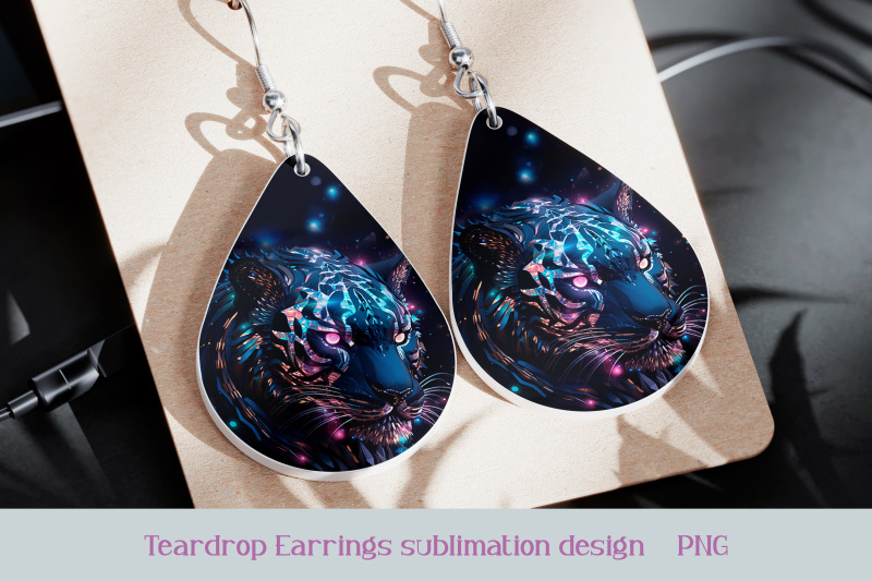 neon-tiger-earrings-sublimation-animal-earring-template