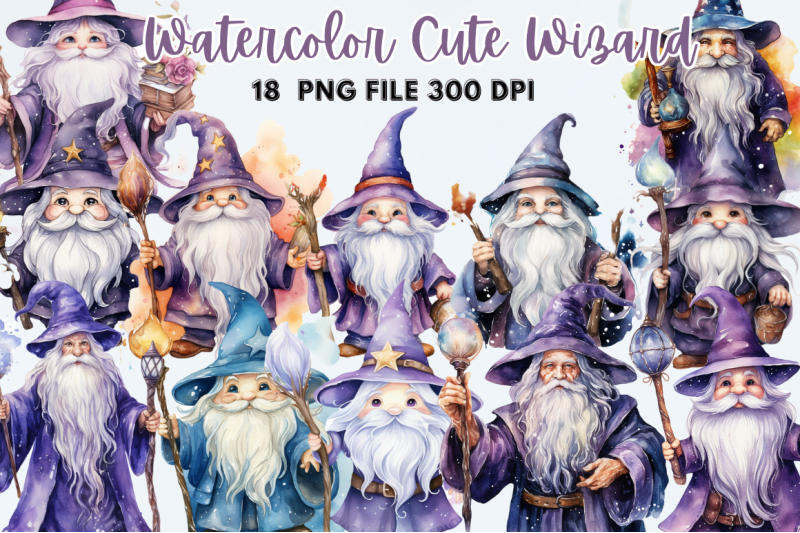 cute-wizard-watercolor-clipart