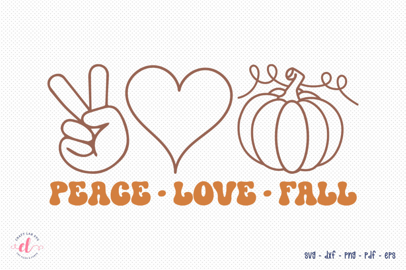 peace-love-fall-svg-retro-fall-svg