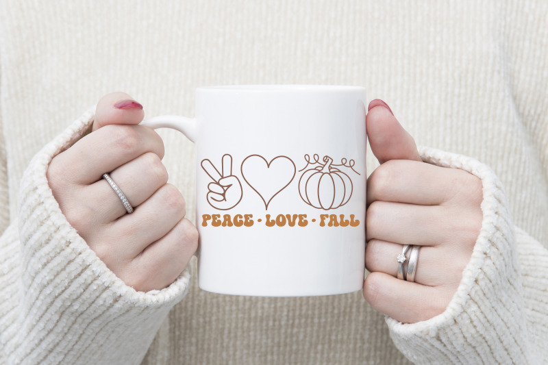 peace-love-fall-svg-retro-fall-svg