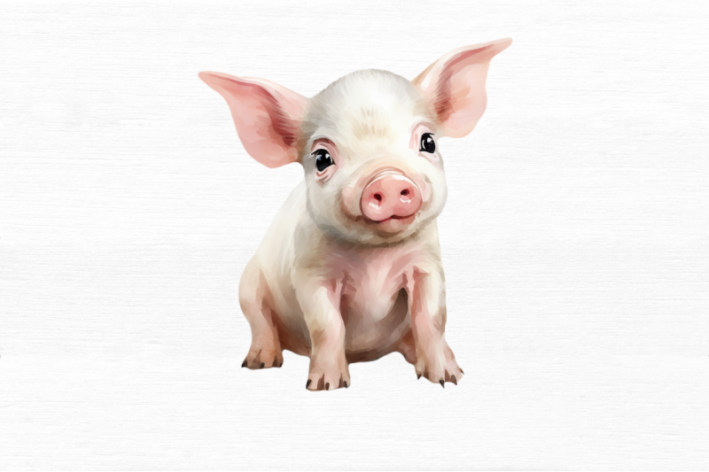 cute-little-pig-watercolor-clipart