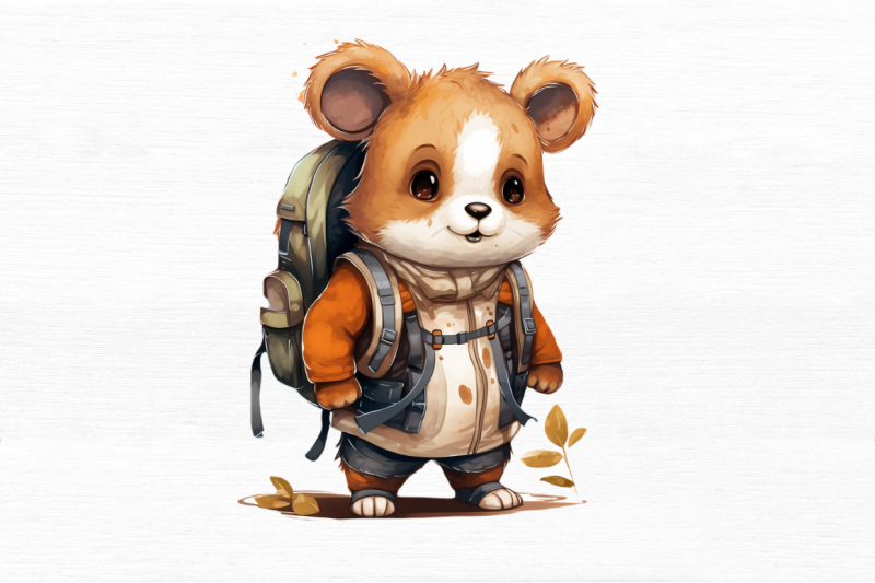 cute-animal-with-backpack-clipart