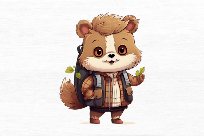 cute-animal-with-backpack-clipart