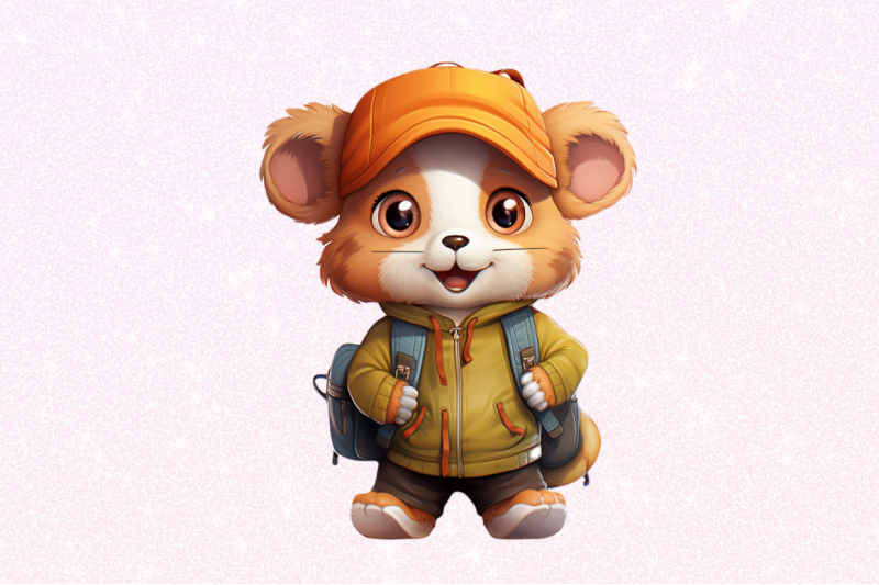 cute-animal-with-backpack-clipart