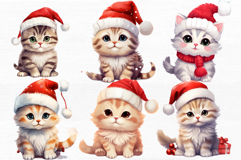 cat-cute-christmas-clipart