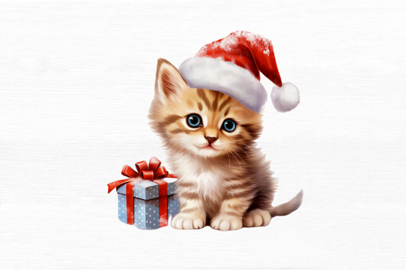 cat-cute-christmas-clipart