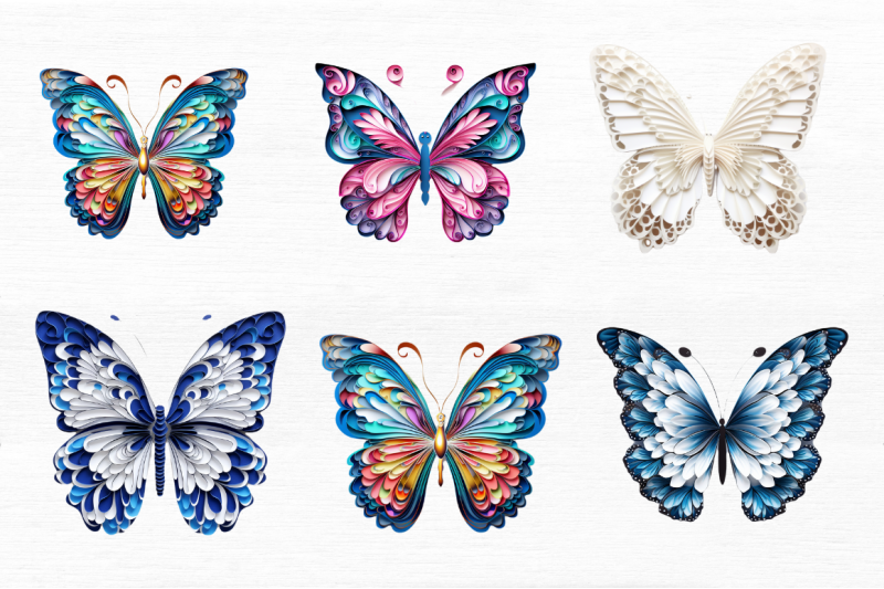 butterfly-layered-paper-art-clipart