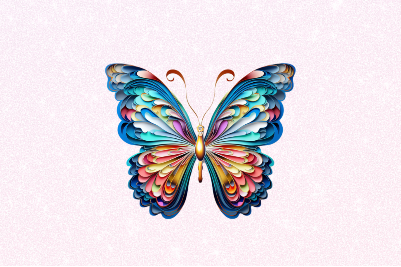 butterfly-layered-paper-art-clipart