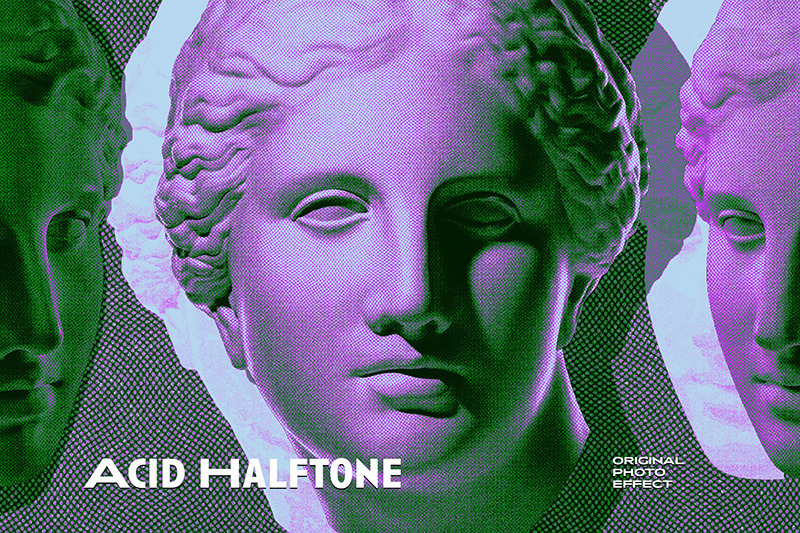 acid-halftone-photo-effect