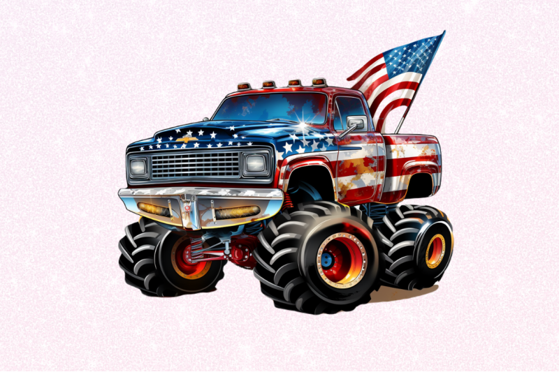 4th-of-july-monster-truck-clipart