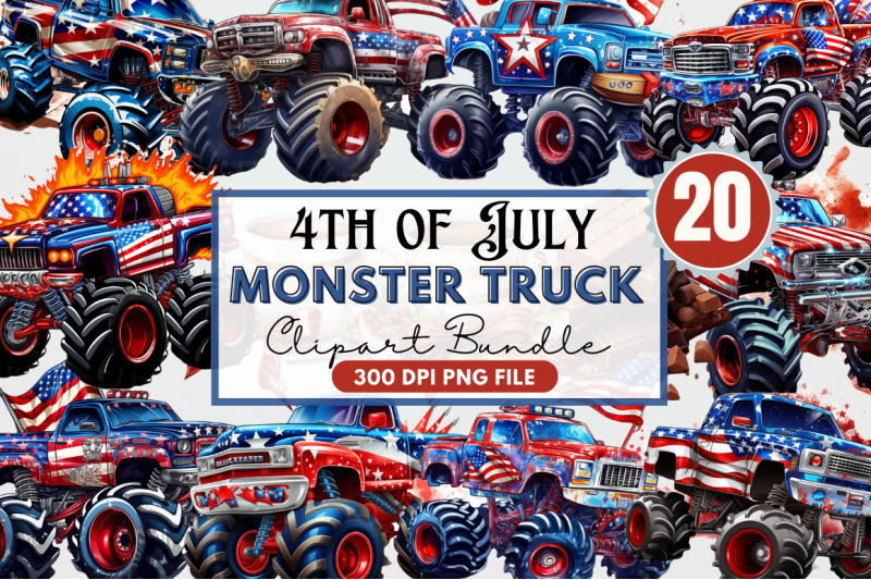 4th-of-july-monster-truck-clipart