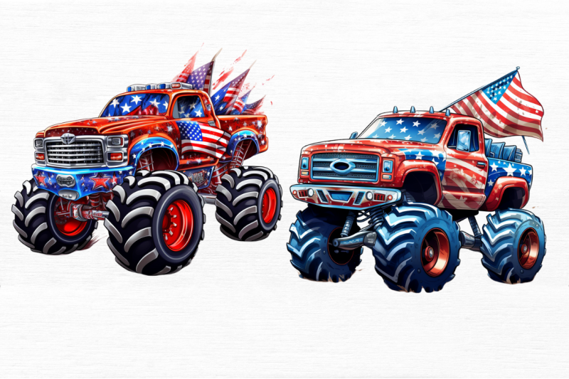 4th-of-july-monster-truck-clipart