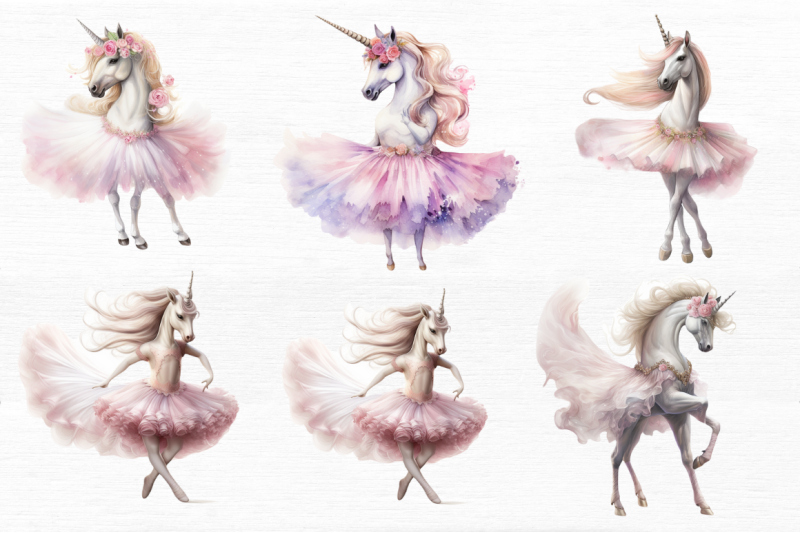 ballerina-unicorn-clipart