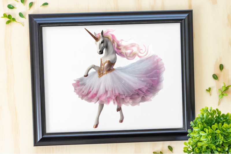 ballerina-unicorns-clipart