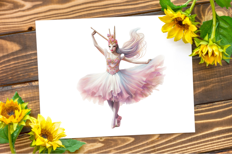 ballerina-unicorns-clipart