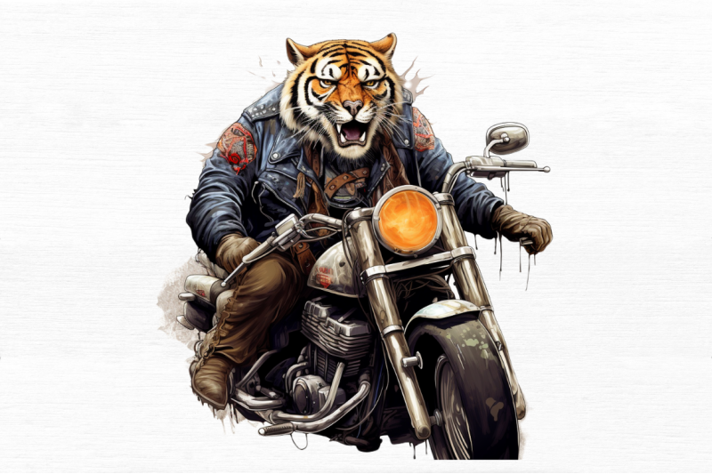 animal-biker-clipart