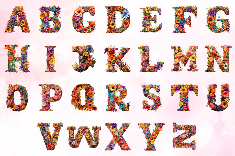 floral-alphabet-set-26-letters